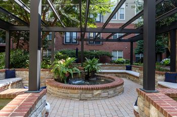 Beautifully landscaped courtyard ( click here for virtual tour)